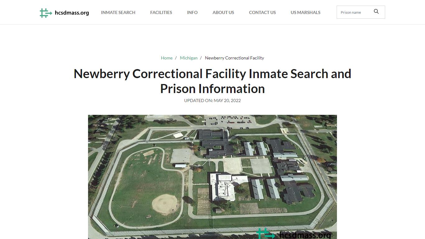 Newberry Correctional Facility Inmate Search, Visitation ...